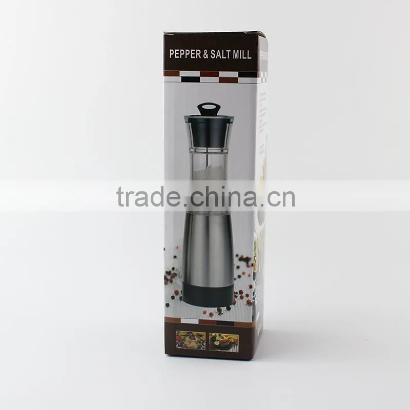 high quality automate Electric Gravity Pepper Mill black pepper mill one handed pepper mill