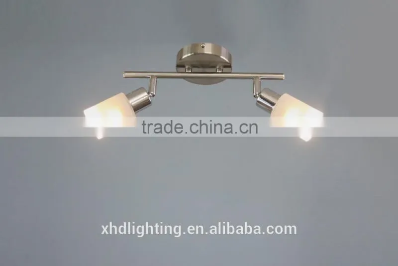 360 degree rotate frosted glass GU10 led spot ceiling lamp Zhongshan Coozen lighting