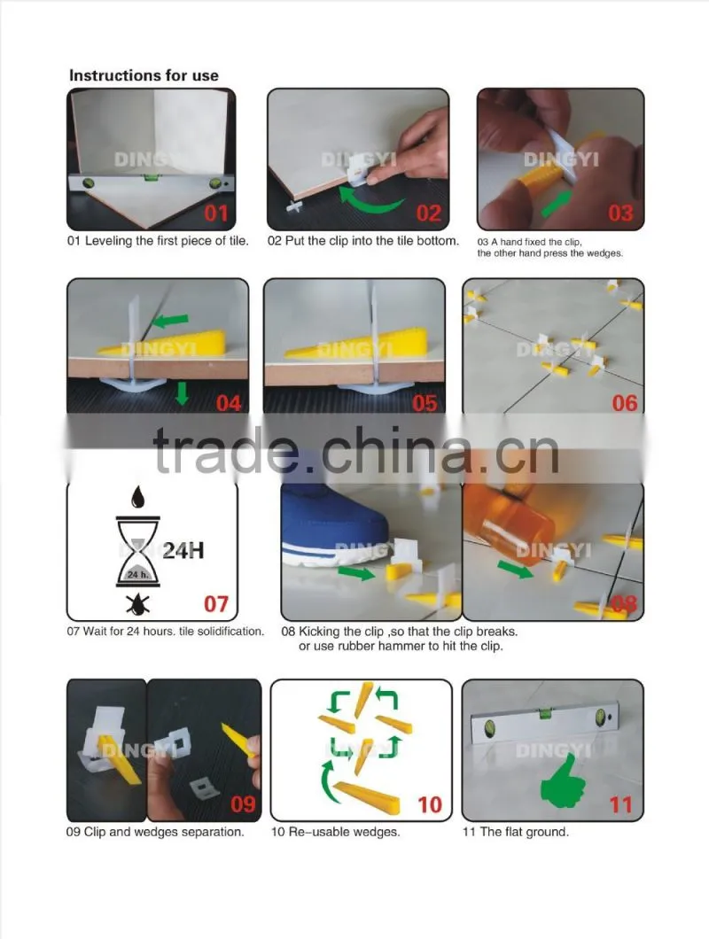 floor tile leveling clip
