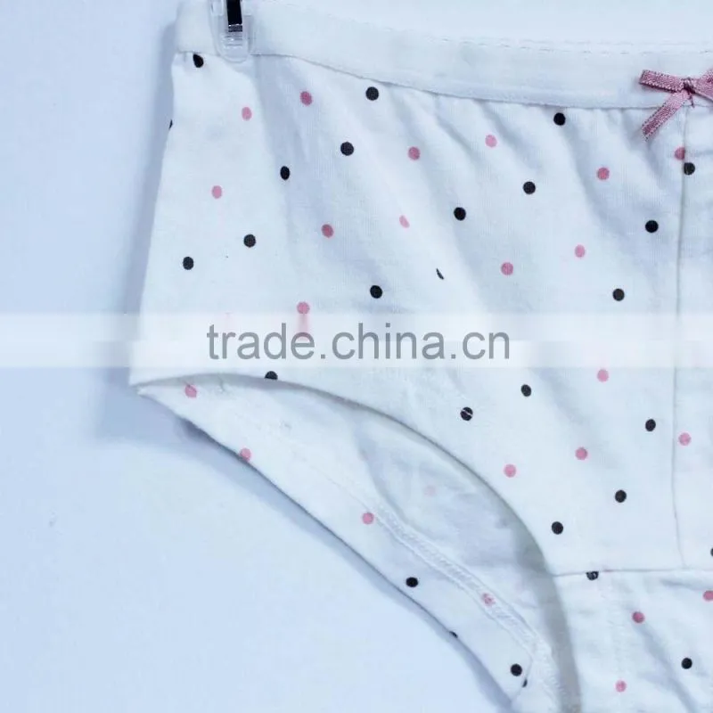 China children's underwear factory lovely girls thong panties 15 years girls in underwear