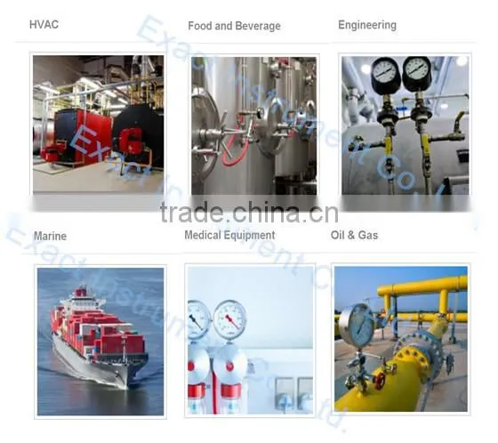 All SS vacuum pump manometer