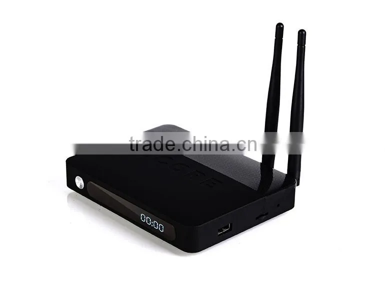 octa core Android 5.1 TV Box RK3368 Cortx-A53 Octa Core 2GB 16GB H.265 4Kx2K BT4.0 With 2 Antenna Smart Media Player