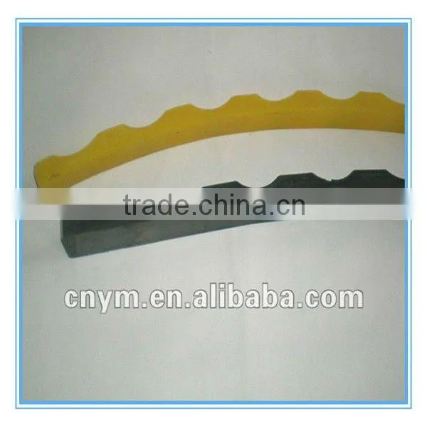 Silicone rubber bumper strip