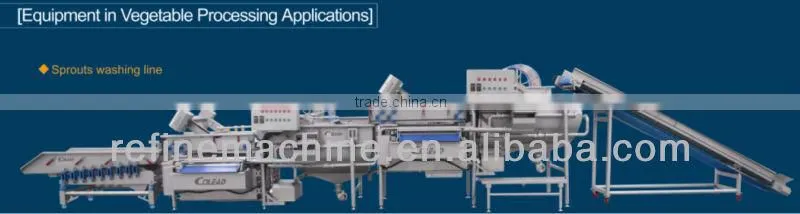 bean sprout washing and peeling machine line