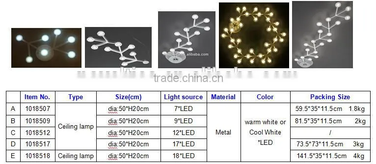 Brilliant led net line led ceiling lamp for interior lighting decoration
