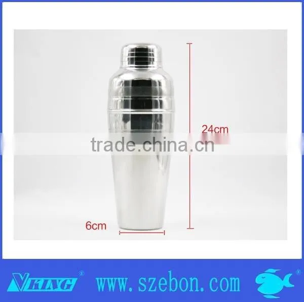 High quality stainless steel cocktail shaker barware bar set for advanced bar