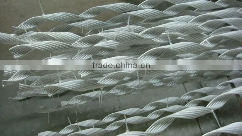 Spiral rod for telecom communication line spiral rods for guy grip