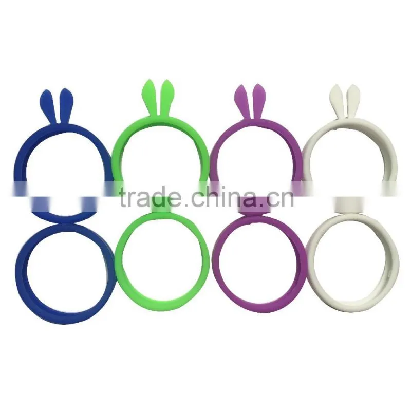 Rabbit Ear and Bear Ear Frame Silicone Case Cover Universal Luminous Ring Bumper