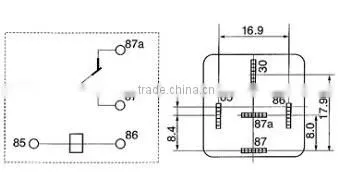 12volt 30a auto relay