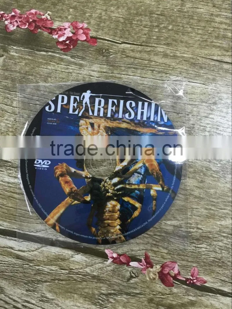 Mini CD/DVD replication with OPP sleeve (custom package is available)