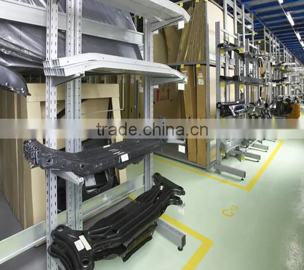 Simple assembly for non-standard automotive products, Cantilever Racking