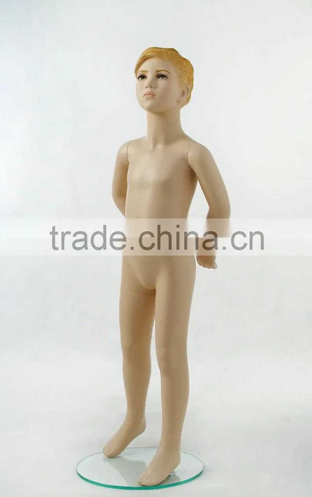 Realistic kids fashion designer mannequins