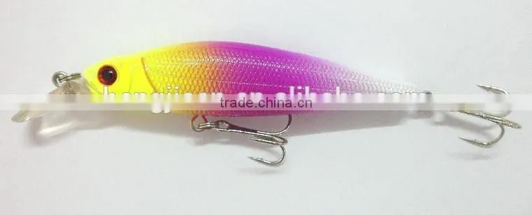 11cm 15.2g Fresh Water Bass lure Minnow baits fake hard bait with Size #4 Fishhook MI006