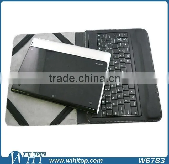 2015 Products Wholesale for Android 10.1 inch Universal Tablet Bluetooth Wireless Keyboard Case With Stand