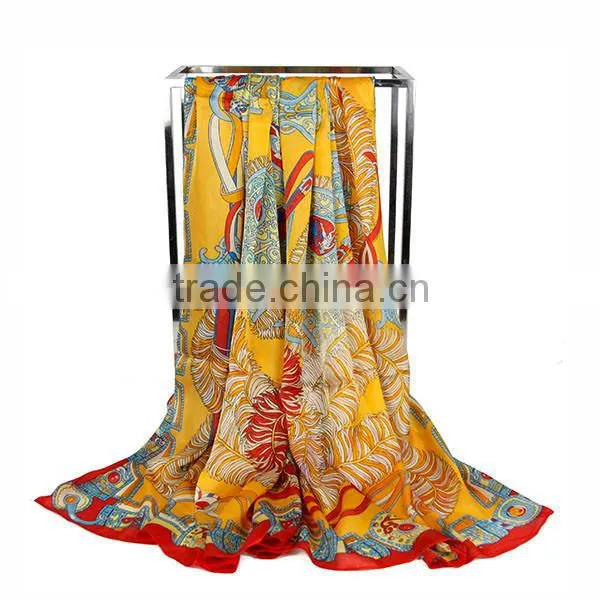 Fashion Printing chiffon chiffon scarf Square Scarf