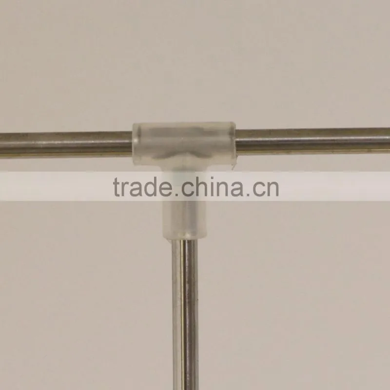 Adjustable metal advertising display standing