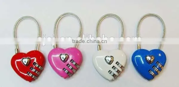 small retractable luggage cable combination padlocks