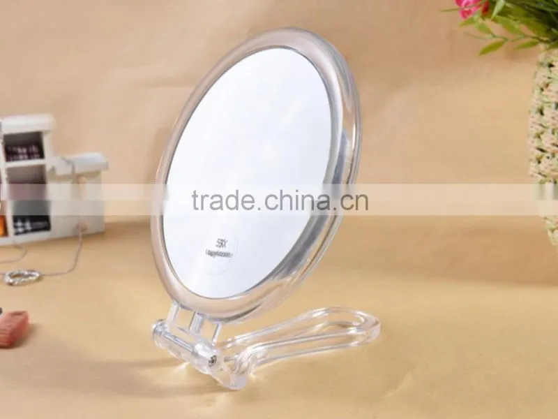 folding make up mirror hanging mirror plastic portable travel mirror