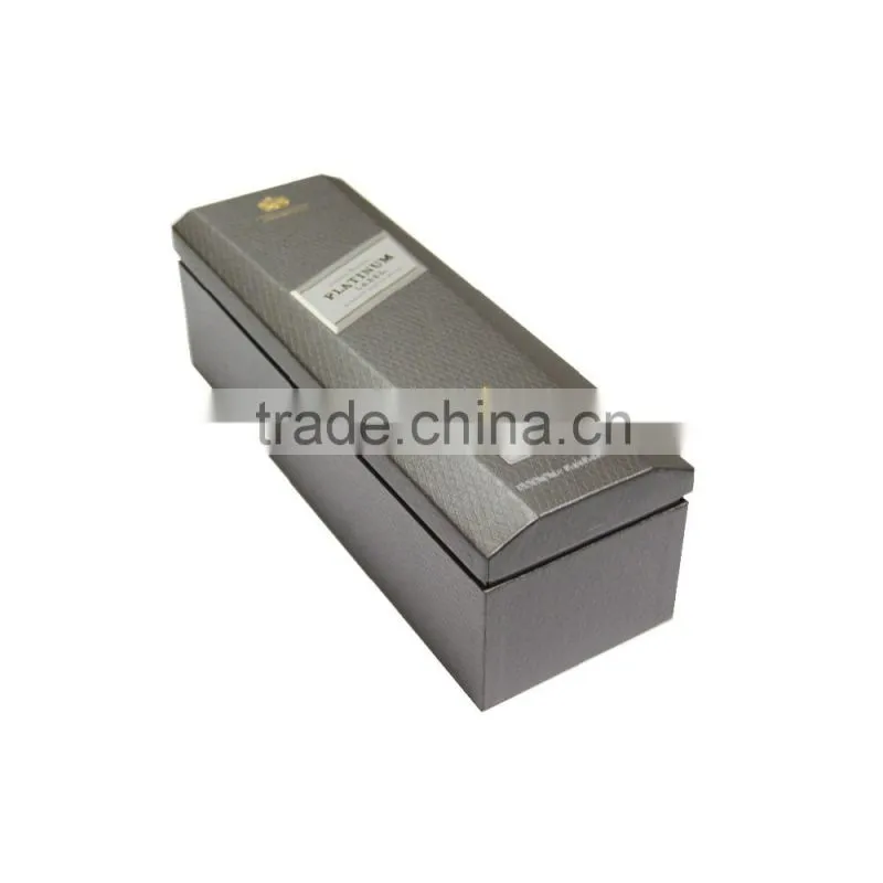 Handmade high quality cardboard paper gift wine box wholesale