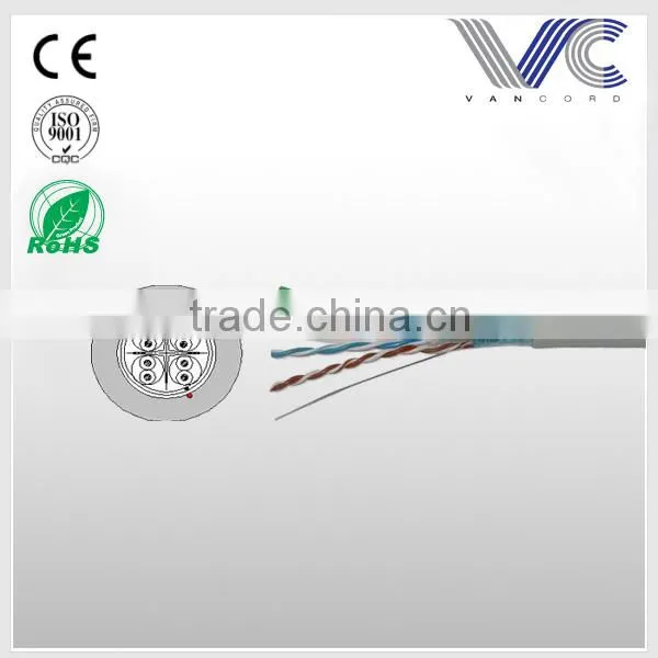 Frankever best price 4 pairs grey FTP cat6 lan cable