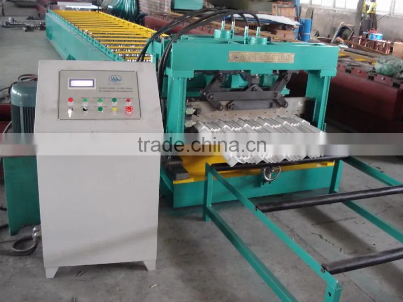 steel tile roof roll forming machine desgin as client's profile avalible