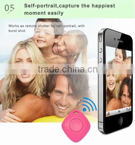 2015 Top Selling small lovely bluetooth 4.0 smart finder key finder for IOS and android smartphone