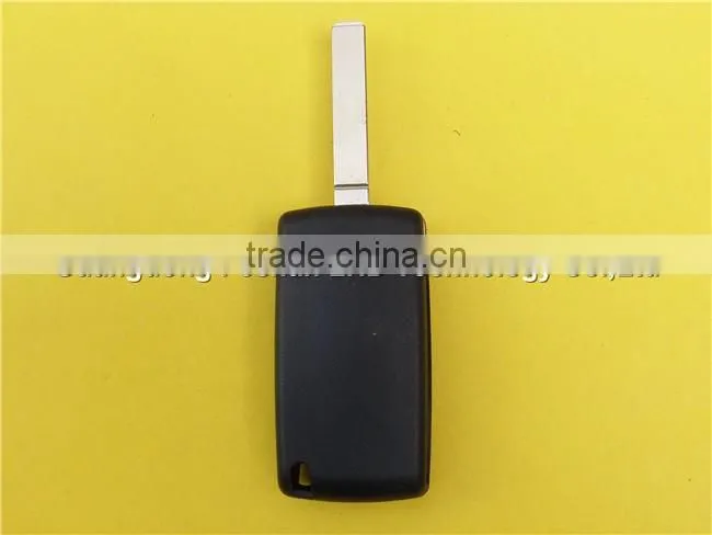 Replacement 4 button flip remote key fob cover for Peugeot 307 CE0523 no logo