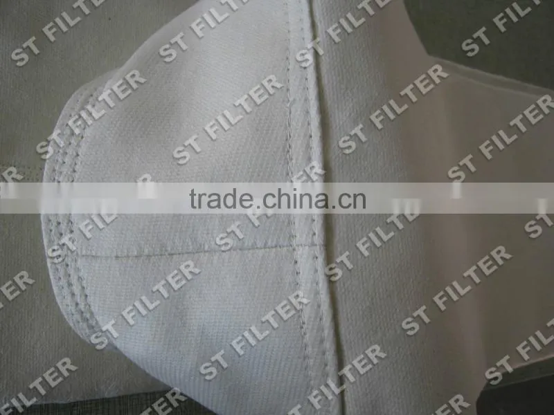 anti corrosion industrial filter bag for nonferrous metallurgy, fiberglass e ptfe membrane filter bag