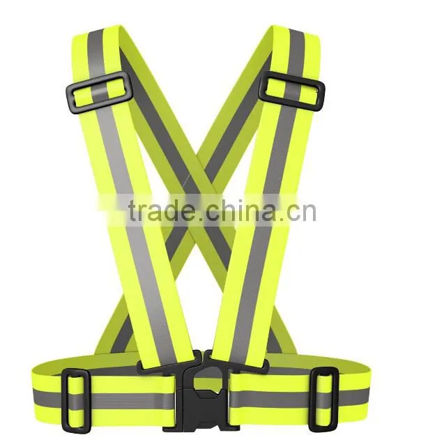 high visible elastic safety industrial safety belt with reflective tape