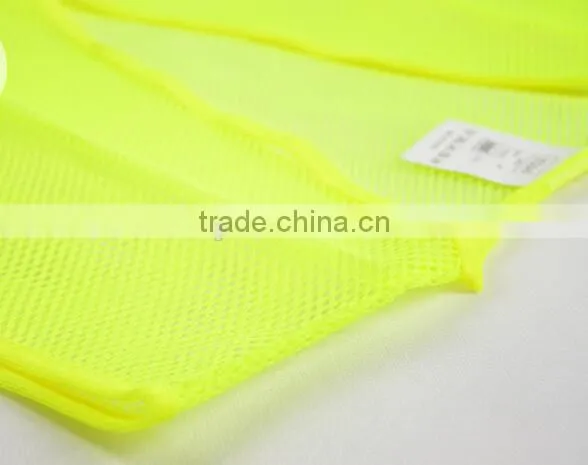polyester mesh high visibility fluorescence mine safety clothing safety protection