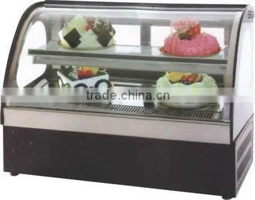 Portable galss cooler cake counter top cooler