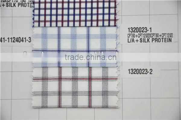 Wholesale High Quality Cotton Check Fabric For Top Shirts