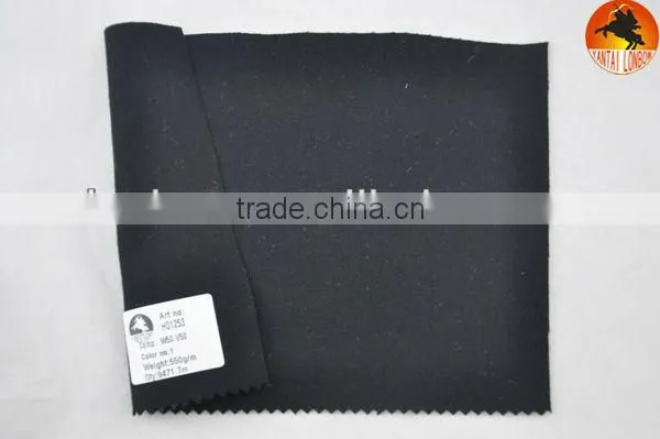 Stock wool viscose melton wool fabric wholesale
