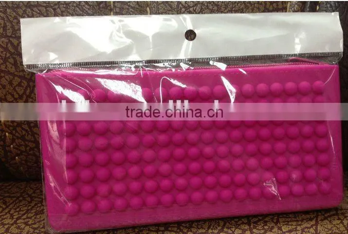 2012 new style silicone women wallets