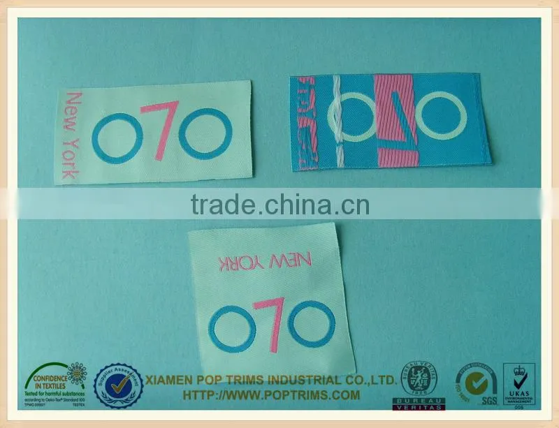 New design custom Woven Label for garment