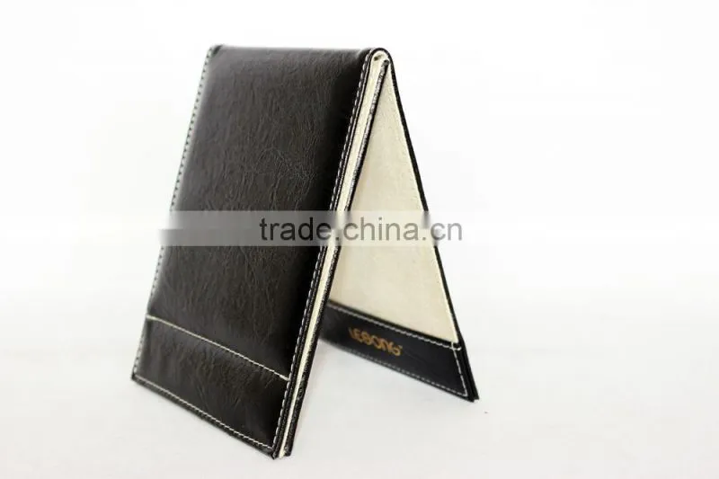 High Quality leather Standing Up Cosmetic Mirror