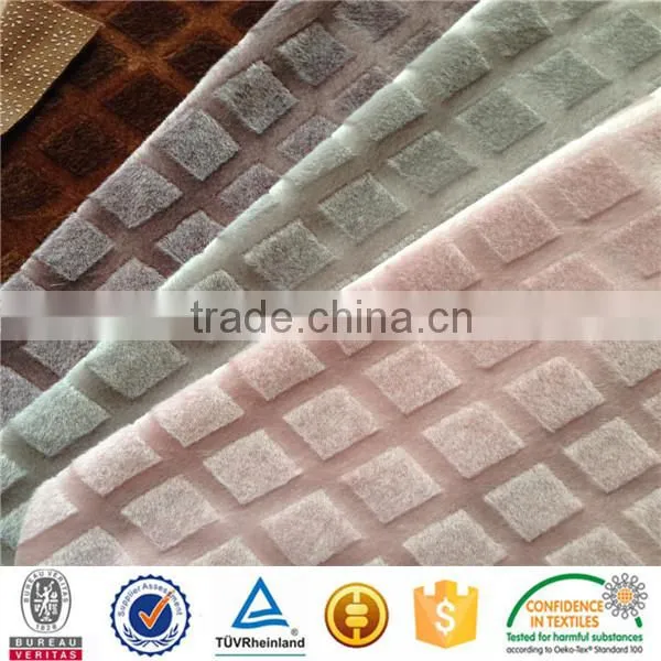Polyester Velboa With Anti-slip Dots On Back Side Sofa Upholstery Fabric Turkey