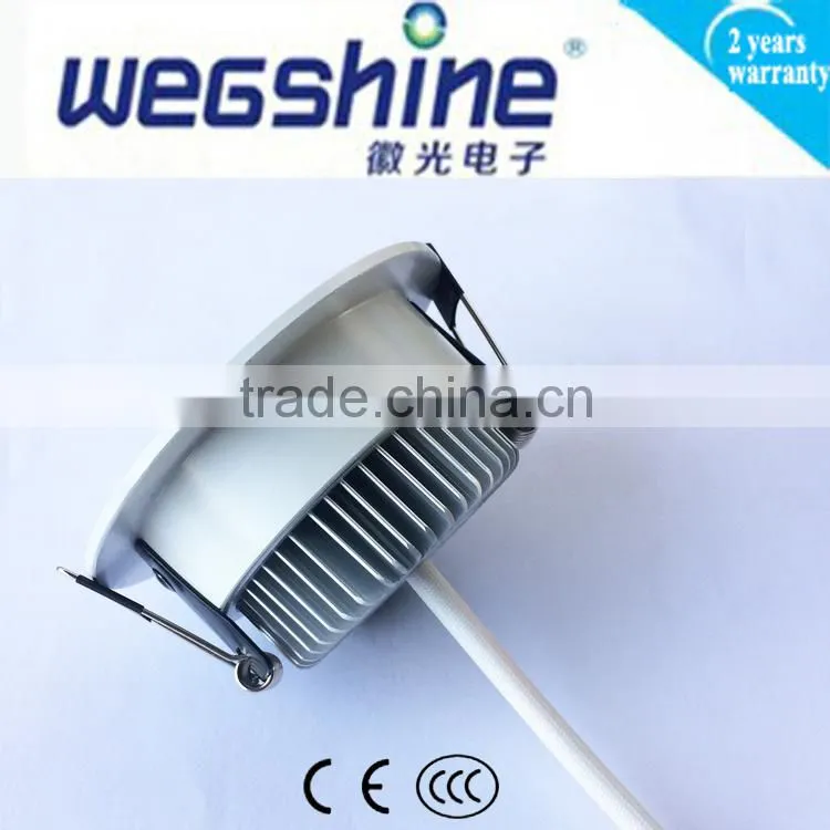 LED downlight 5w cool white/LED ceiling light 5w/LED curved light 5w