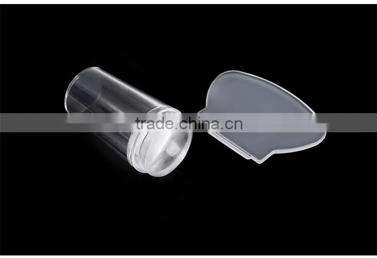 2016 Transparent Nail stamping and scraper for stamping plate nail art