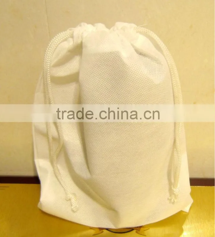 Promotional polyester drawstring bag
