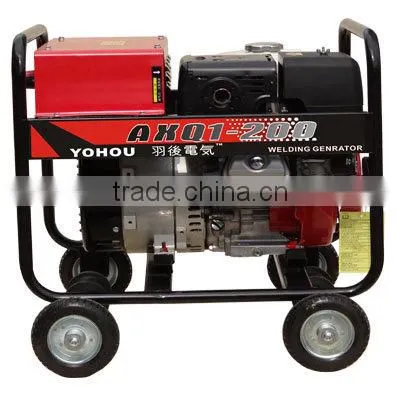 Gasoline 220v genset welding generator China