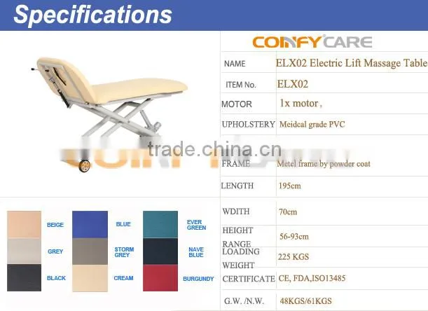 Coinfy ELX02 tables de massage
