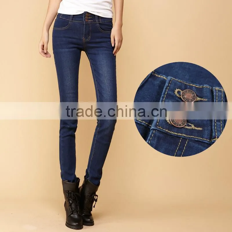 Hot-selling elegant autumn high quality women denim pants