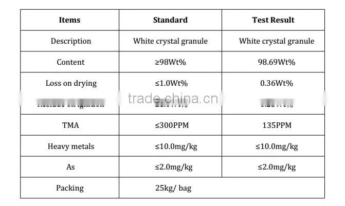 Betaine Hydrochloride 98% from China