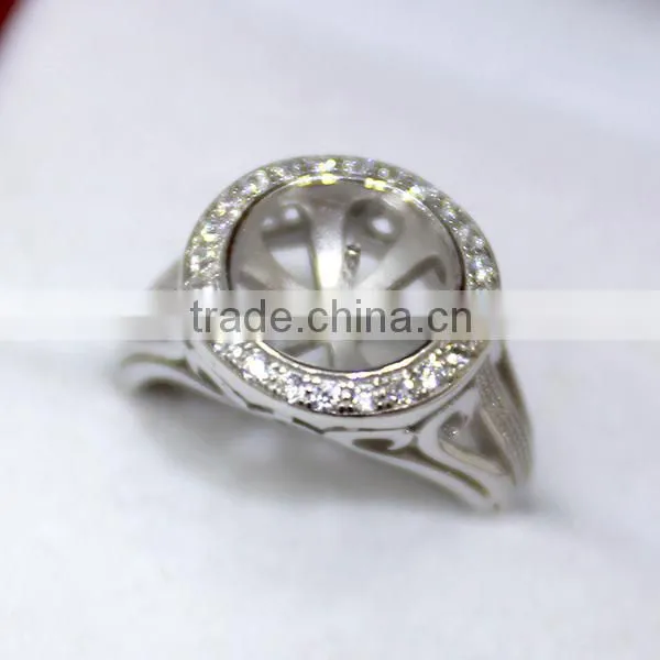 advanced pearl jewelry natural pearl ring real 925 silver ring