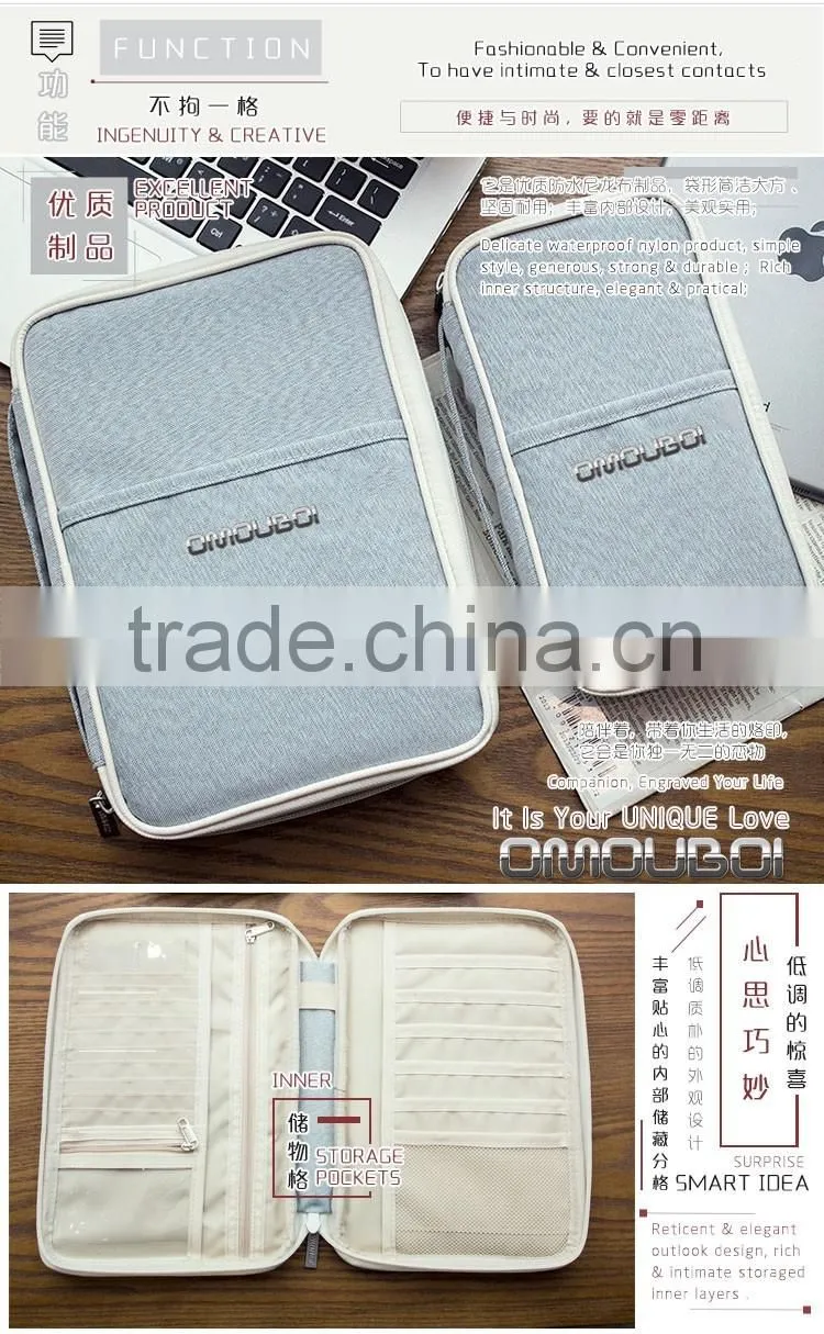 Zipper Closure Tote Tripping Wallet