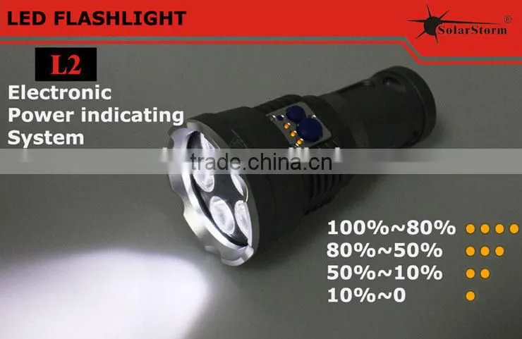 Solarstorm L2 5led flashlight XML U2 2800lm shenzhen flashlight