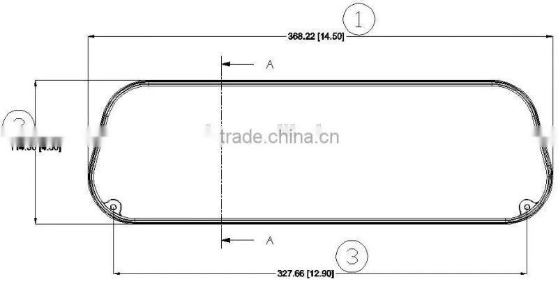 Peroxide molded EPDM rubber gasket