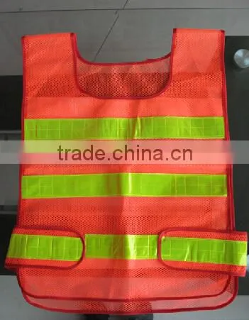Red and Yellow Reflective Vest