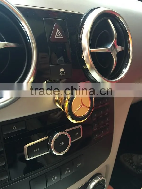 luxurious golden car mount holder Ball Sticky Magnetic Stand china cell phone mount for car china stock